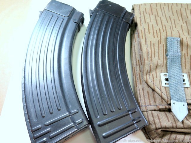 AK47 7.62X39 30-RD Magazines Lot of 4 With Pouch-img-1