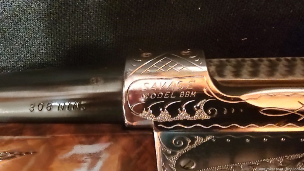 Savage 1899 99M .308 Engraved Gorgeous! Appears Unfired!-img-6