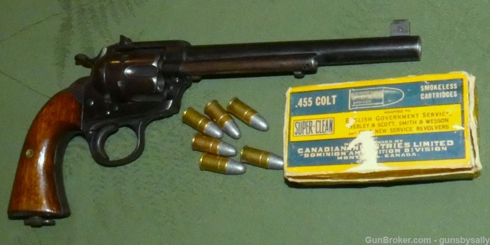 Very Important Cased Colt Pre-Bisley Flattop Target in .455 Eley Made 1894-img-22