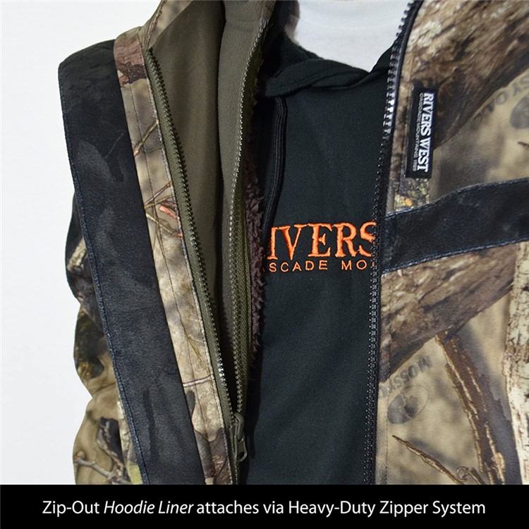 RIVERS WEST 3-Season System Jacket, Color: Mossy Oak Break Up Country, XL-img-5