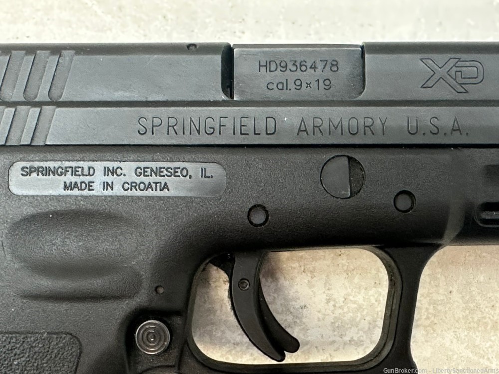 Springfield XD9 XD 9mm Semi Auto Pistol With One Magazine-img-7