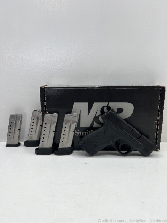 Smith & Wesson M&P 9 hield Semi Auto Pistol Extra Magazines Box-img-8