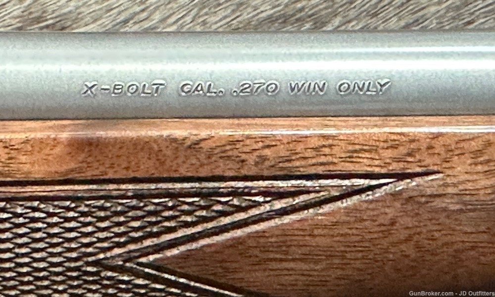 FREE SAFARI, NEW BROWNING X-BOLT WHITE GOLD MEDALLION 270 WIN GREAT WOOD-img-6