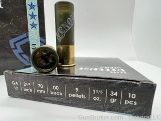12 Gauge 00 Buckshot CASE of 300 rounds 2 3/4" 9pellets -img-1