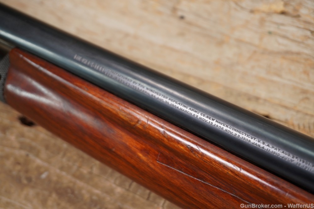 Winchester Model 1911 HIGH CONDITION original 26" CYL "Brush Gun" C&R nice -img-38