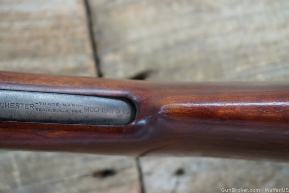 Winchester Model 1911 HIGH CONDITION original 26" CYL "Brush Gun" C&R nice -img-29