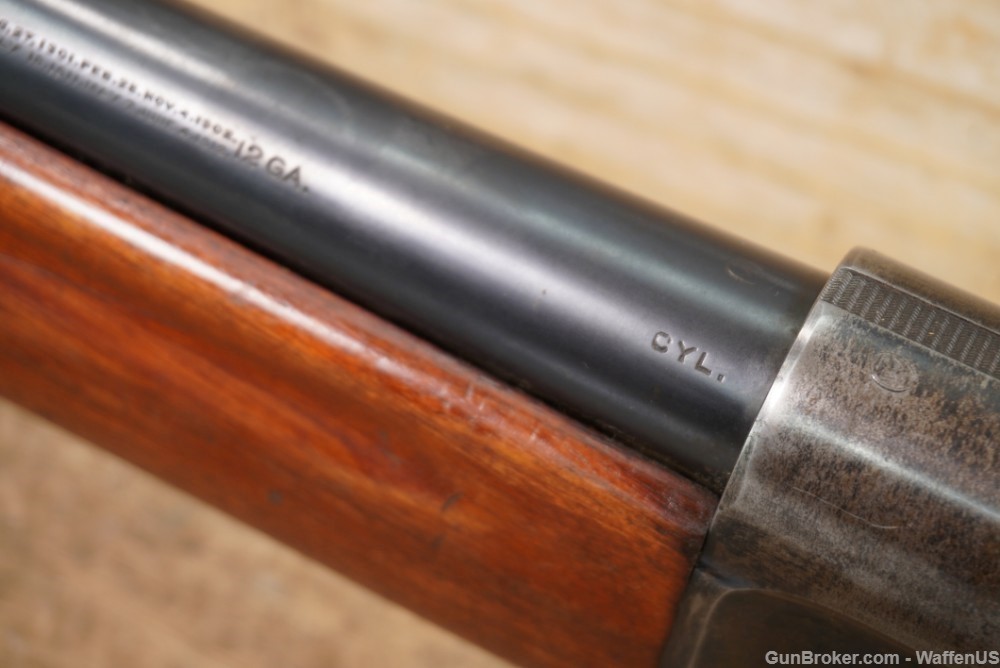 Winchester Model 1911 HIGH CONDITION original 26" CYL "Brush Gun" C&R nice -img-36