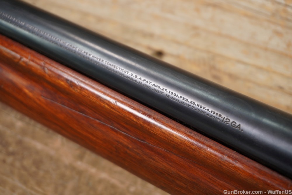 Winchester Model 1911 HIGH CONDITION original 26" CYL "Brush Gun" C&R nice -img-37