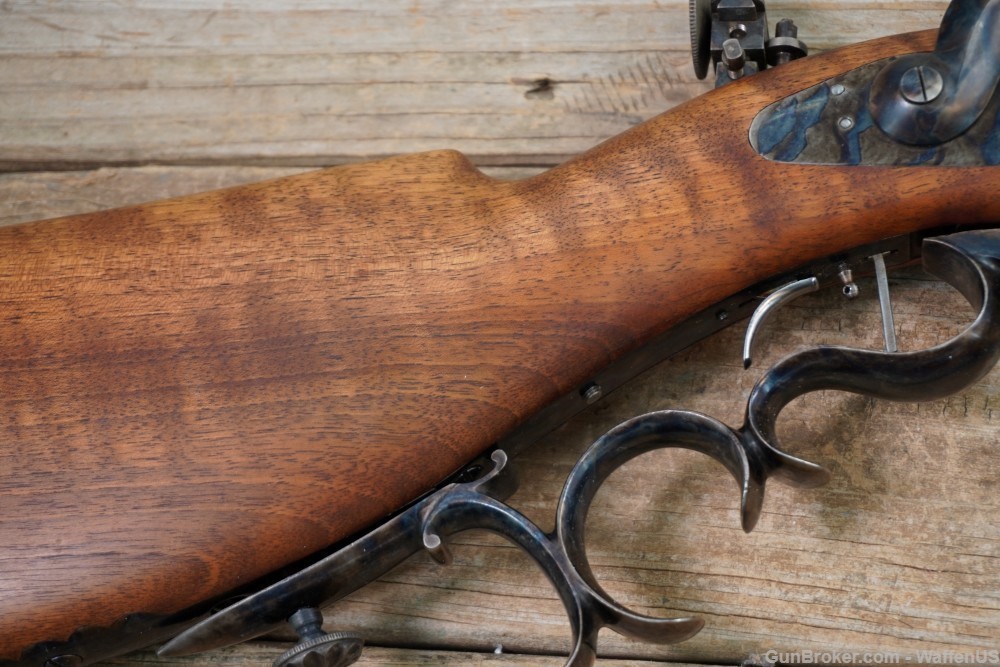 Pedersoli Bristlen Morges SWISS .44 percussion target rifle MUST SEE 44-img-4