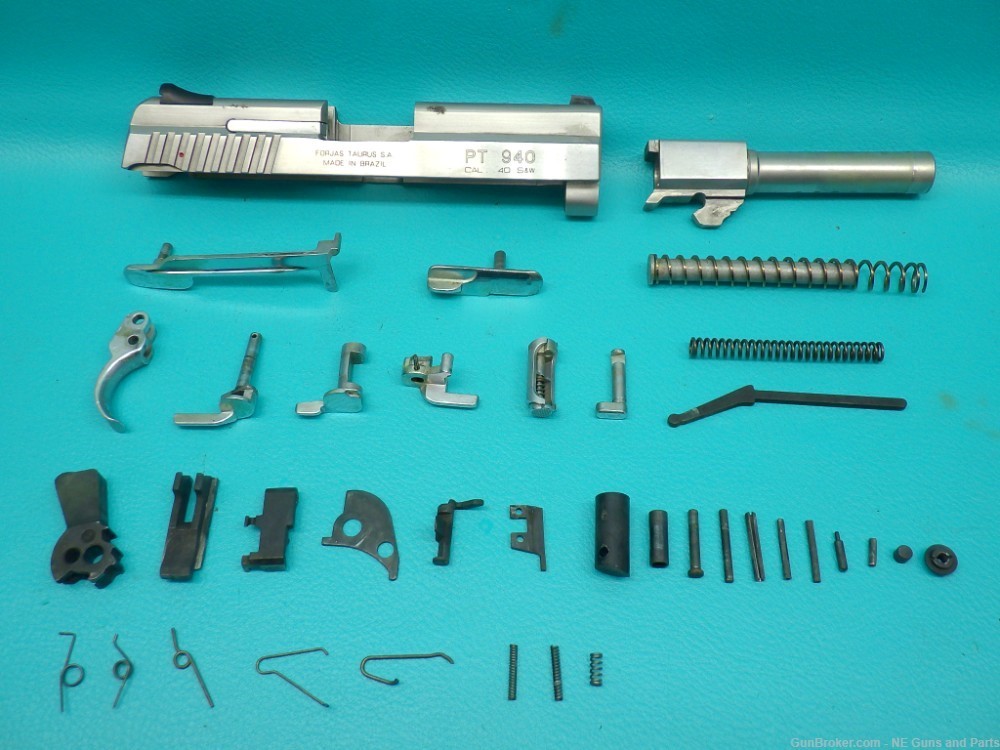Taurus PT940 .40cal 3.75"bbl Stainless Steel Pistol Repair Parts Kit-img-0