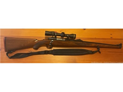Ruger M77 308Win, 18” Brl, nice wood stock Leupold Vari-X 111 1.75x6 sling