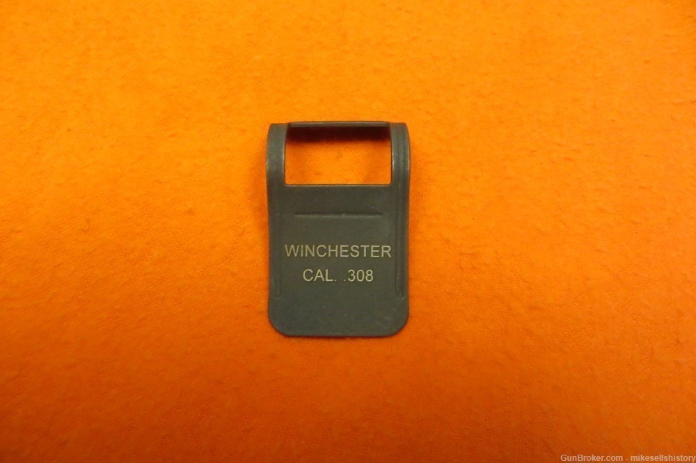 M1 Rifle - rear Sight Cover engraved, WINCHESTER CAL. .308     (4846)-img-2