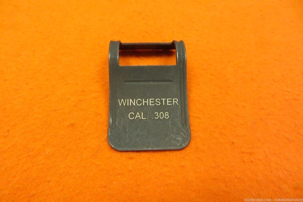 M1 Rifle - rear Sight Cover engraved, WINCHESTER CAL. .308     (4846)-img-0