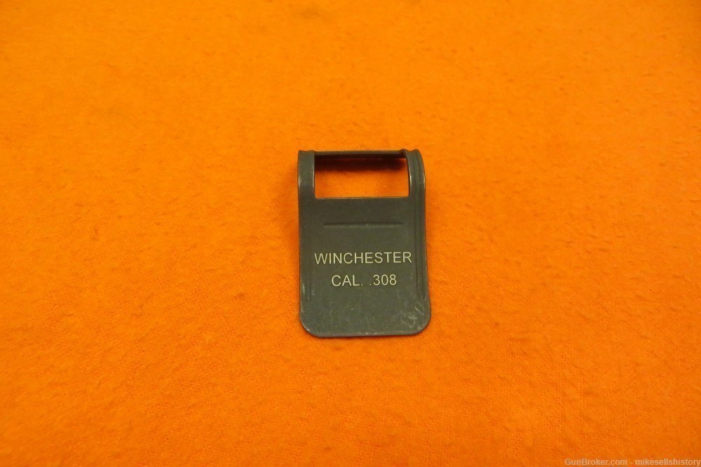 M1 Rifle - rear Sight Cover engraved, WINCHESTER CAL. .308     (4846)-img-1