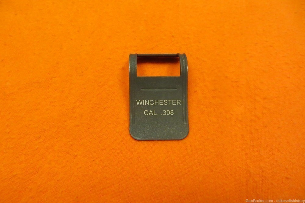 M1 Rifle - rear Sight Cover engraved, WINCHESTER CAL. .308     (4887)-img-0
