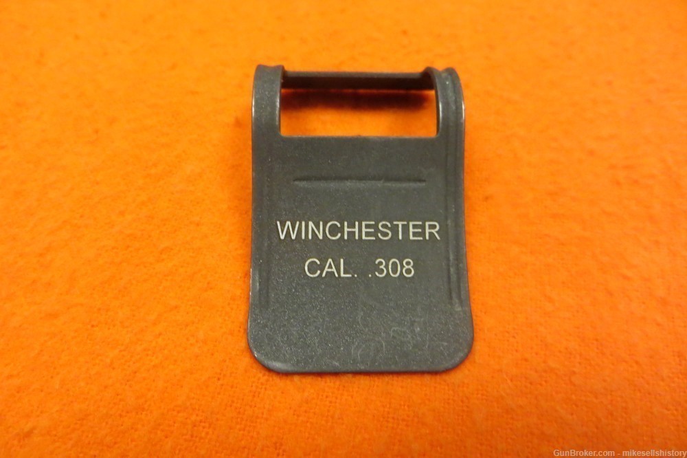 M1 Rifle - rear Sight Cover engraved, WINCHESTER CAL. .308     (4887)-img-1