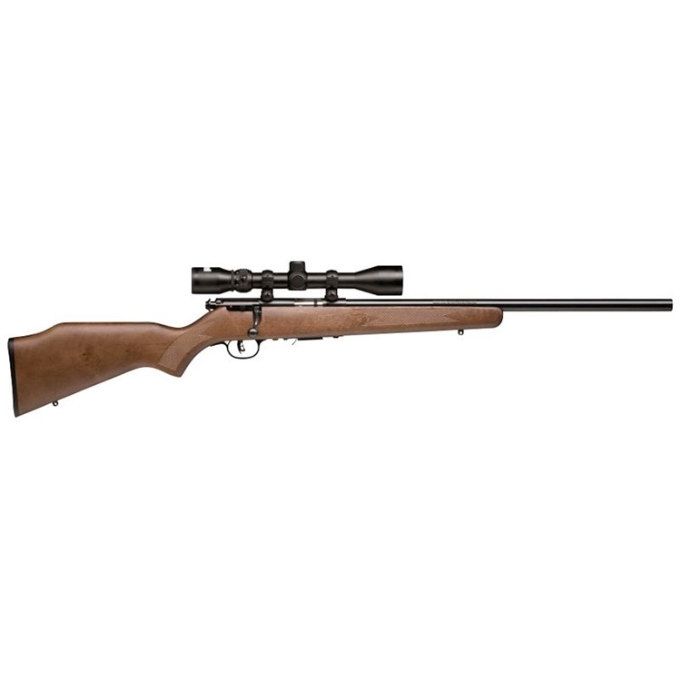Savage 93R17 GVXP Bolt Action Rifle w/ Scope 17 HMR 21 BBL Hardwood -img-0
