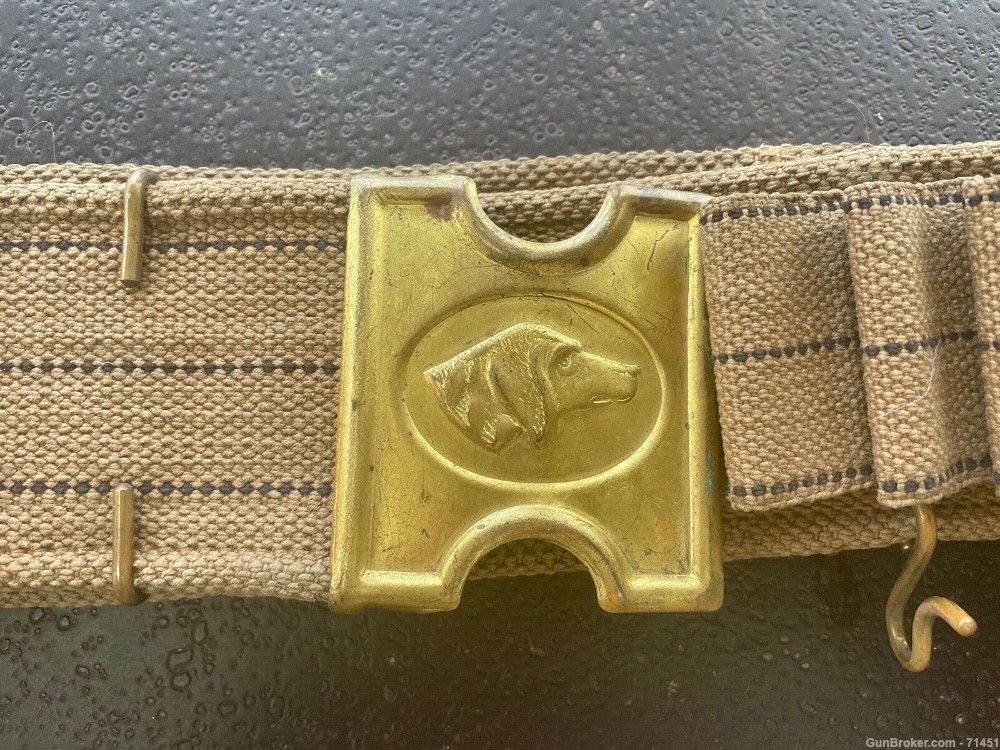 Anson Mills/Ormdorff Cartridge Belt,Dog Belt Buckle .Pat. 1881-img-3