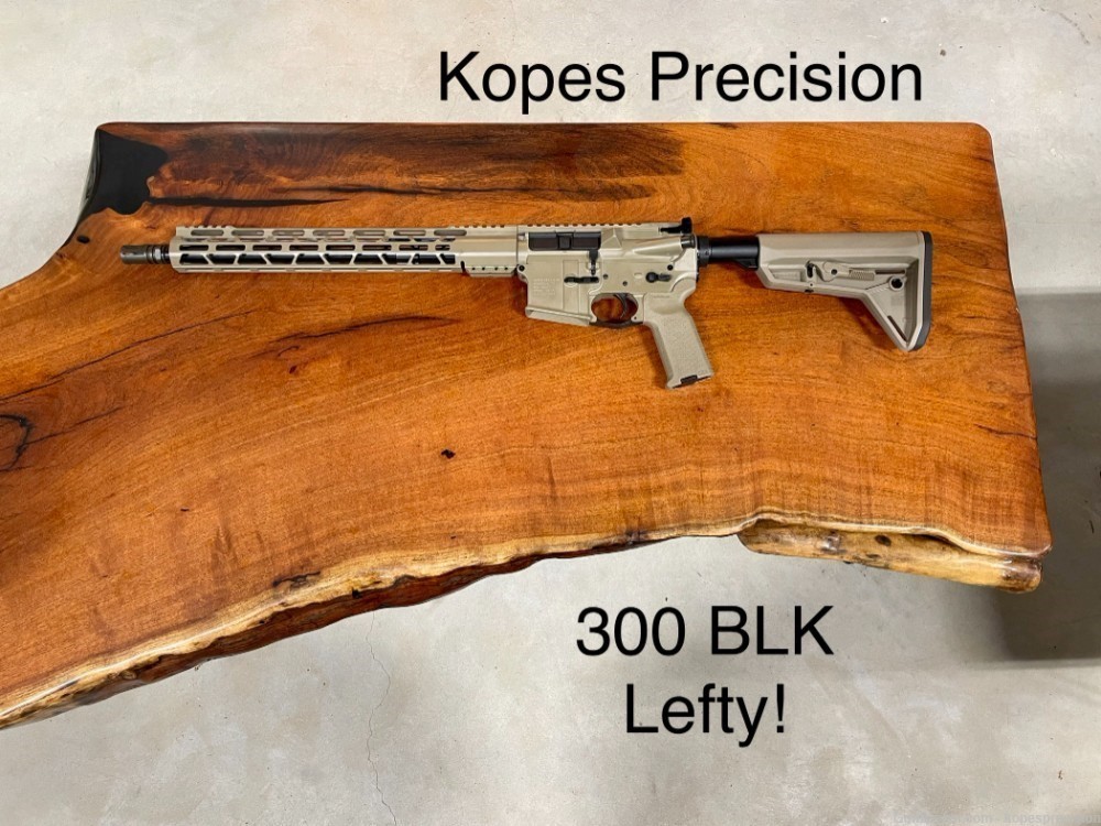Spring Sale! New Kopes Precision 300 BLK AR Rifle, Left Hand -img-0