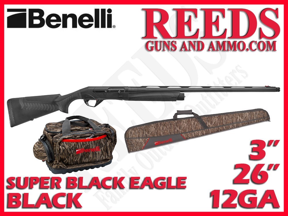 Benelli Super Black Eagle 3 Black 12 Ga 3in 26in 10322-img-0