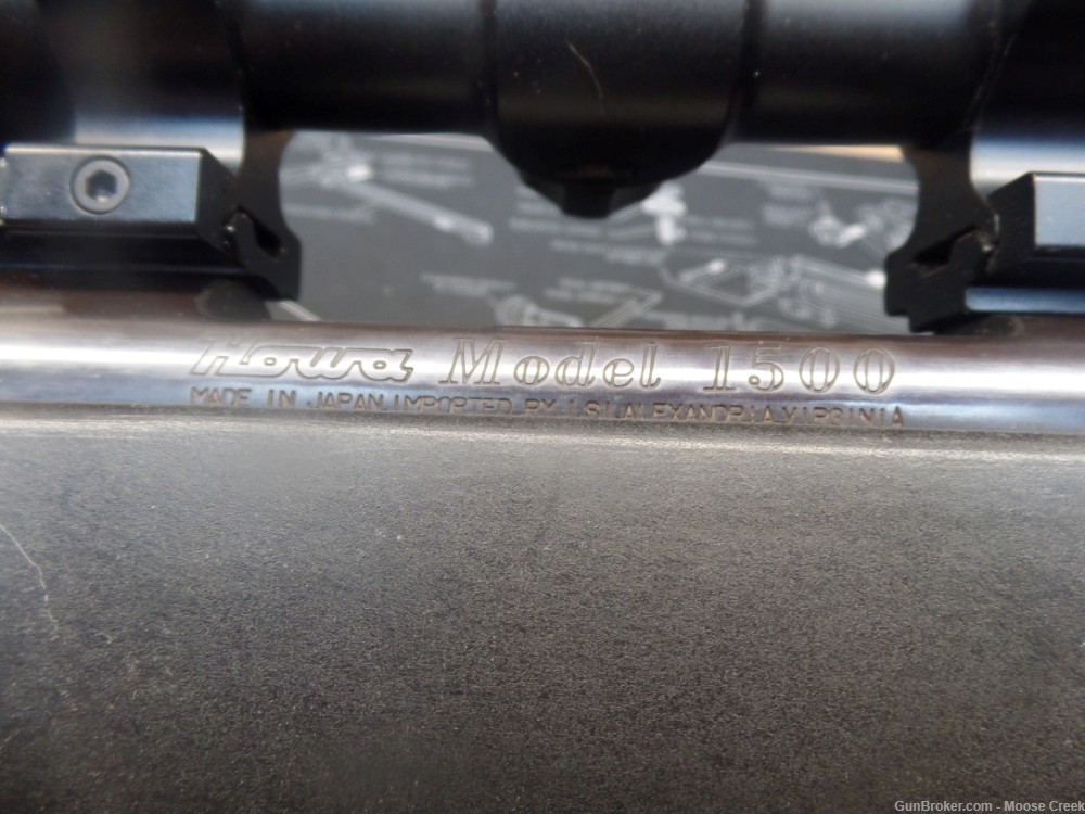 HOWA M1500 7MM-REMINGTON MAGNUM WITH NICCO STIRLING SCOPE PENNY START!-img-0