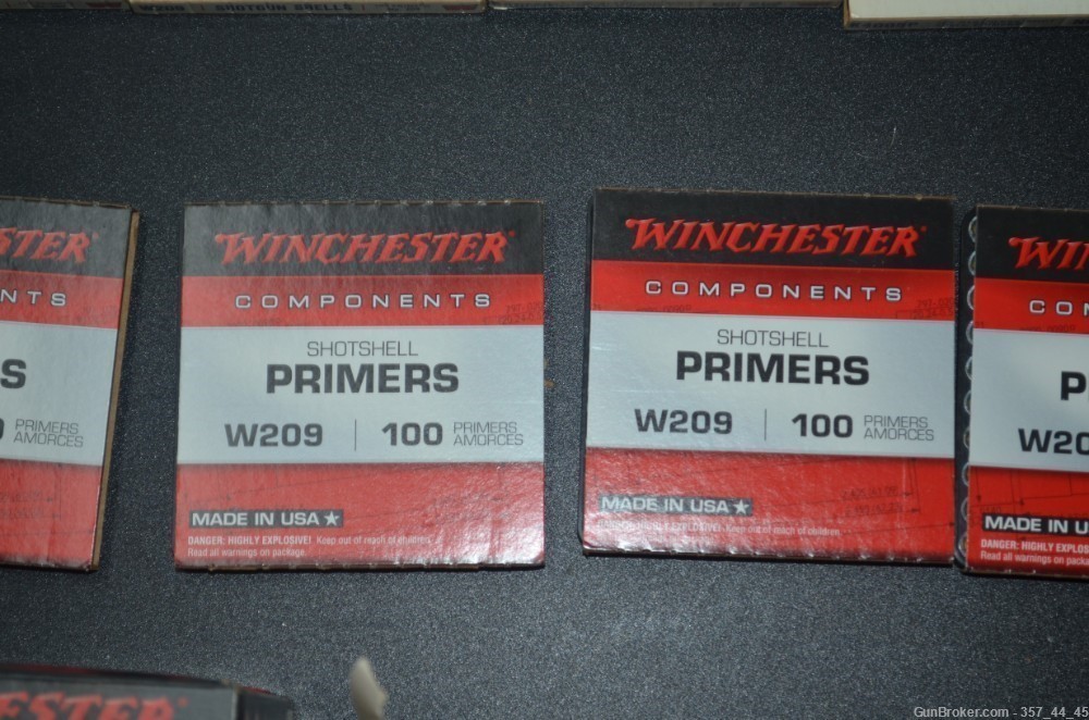 2400 Primers W209 Winchester Shotgun & Tula Small Pistol W 209 Trail Boss -img-3