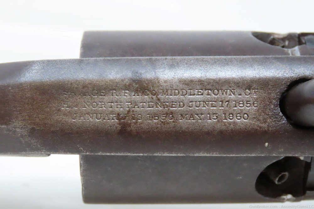 CIVIL WAR Antique SAVAGE .36 Caliber NAVY Percussion SINGLE ACTION Revolver-img-7