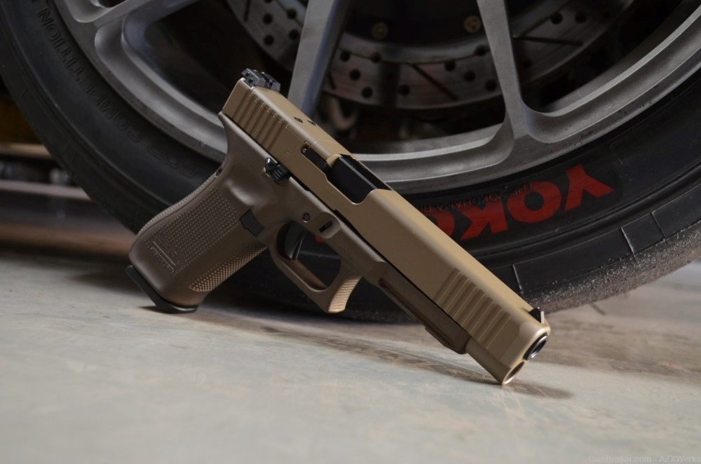 Glock 34 Gen 5 MOS X-Werks Midnight Bronze Magpul FDE G5 9mm New RMR Ready-img-3