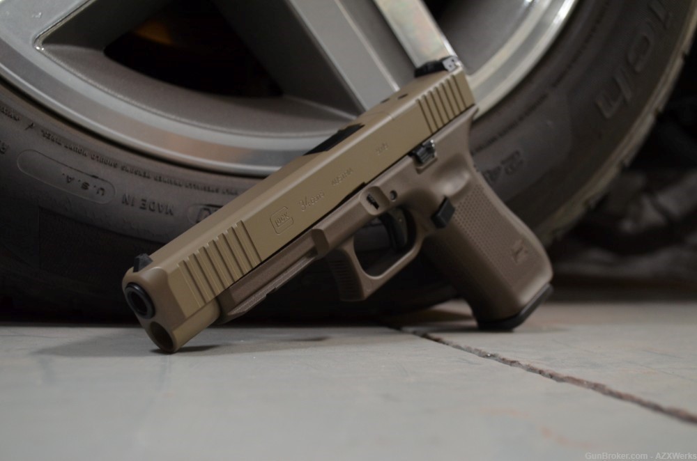 Glock 34 Gen 5 MOS X-Werks Midnight Bronze Magpul FDE G5 9mm New RMR Ready-img-0
