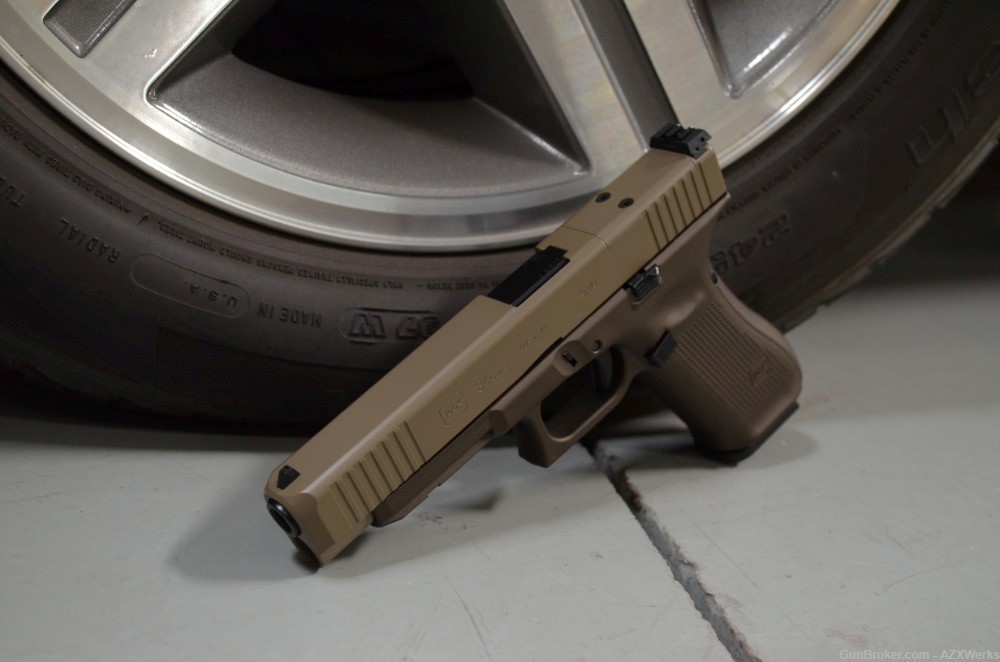 Glock 34 Gen 5 MOS X-Werks Midnight Bronze Magpul FDE G5 9mm New RMR Ready-img-2
