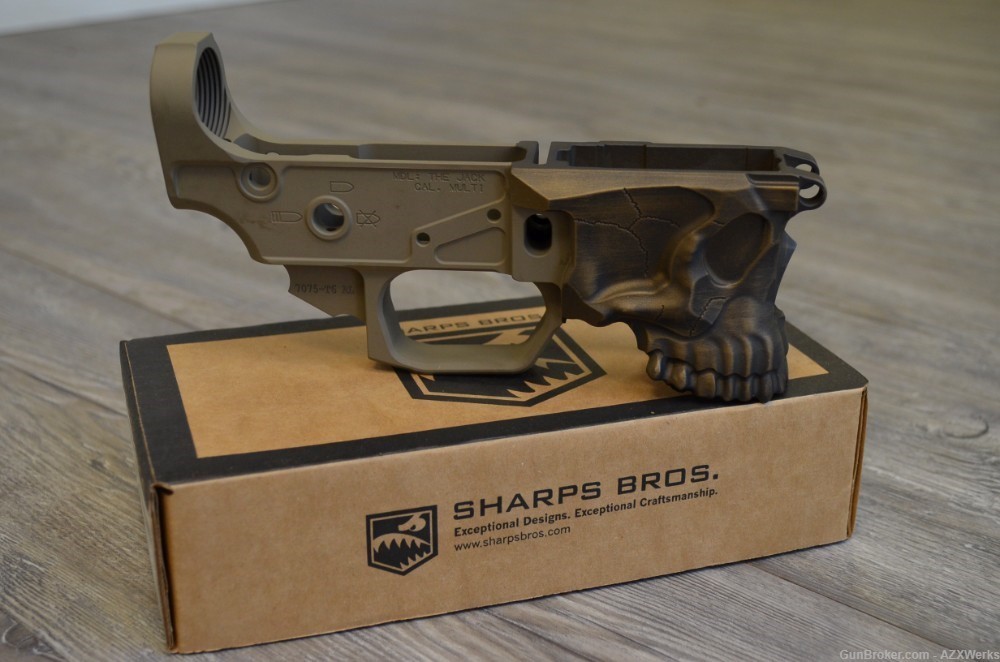 Sharps Bros Gen2 The Jack Lower X-Werks Magpul FDE Distressed bronze AR15-img-2