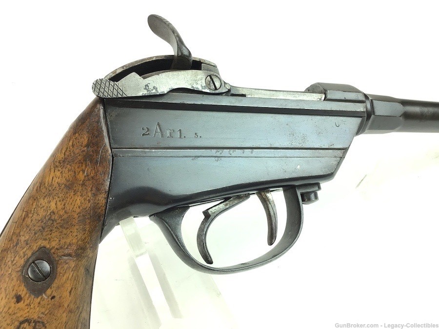 Very Rare - Bavarian Werder M1869 "Lightning" Pistol 11.5 x 53R Antique -img-2