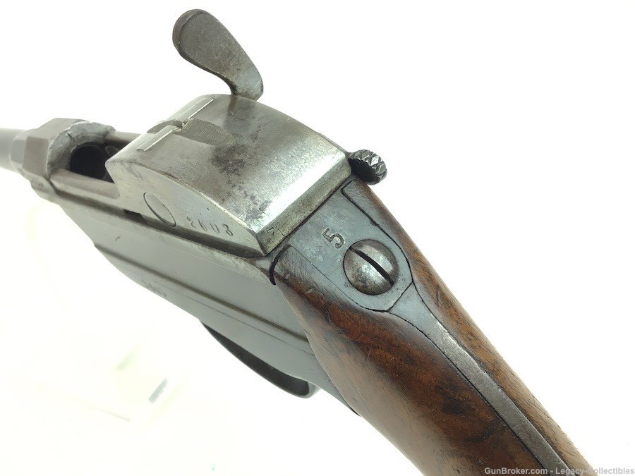 Very Rare - Bavarian Werder M1869 "Lightning" Pistol 11.5 x 53R Antique -img-9