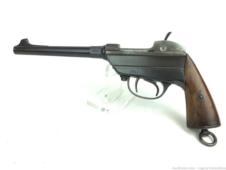 Very Rare - Bavarian Werder M1869 "Lightning" Pistol 11.5 x 53R Antique -img-1