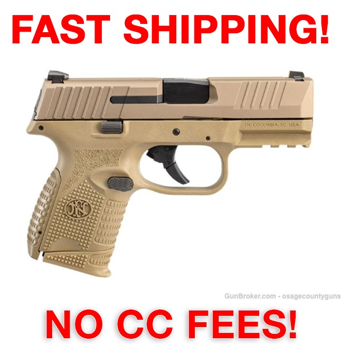 FN 509 Compact - 3.7" - 9mm - FDE - 10 Rds-img-0