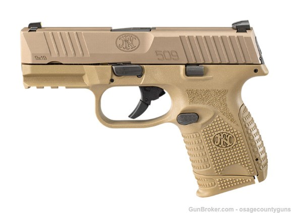 FN 509 Compact - 3.7" - 9mm - FDE - 10 Rds-img-4