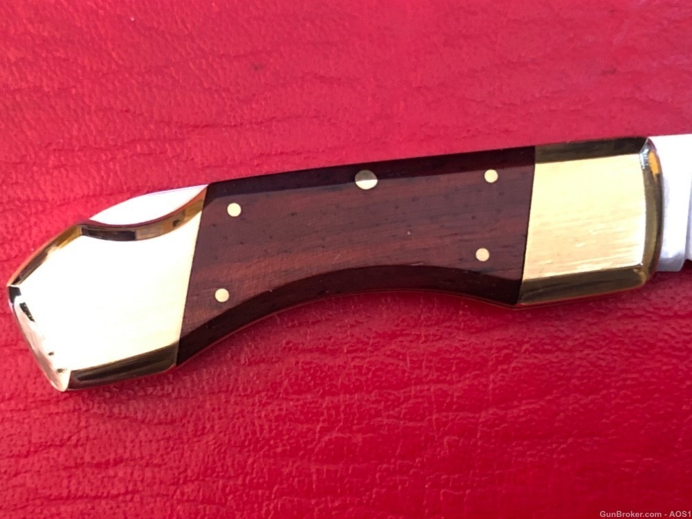 Vintage Falcon Famous Blades Italy Little Horn 2” Lockback Pocket Knife NOS-img-8