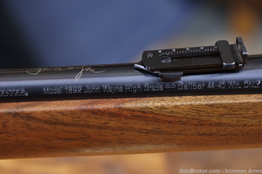 Winchester John Wayne 1892 High Grade Carbine in Box Mint 44-40 WCF -img-36