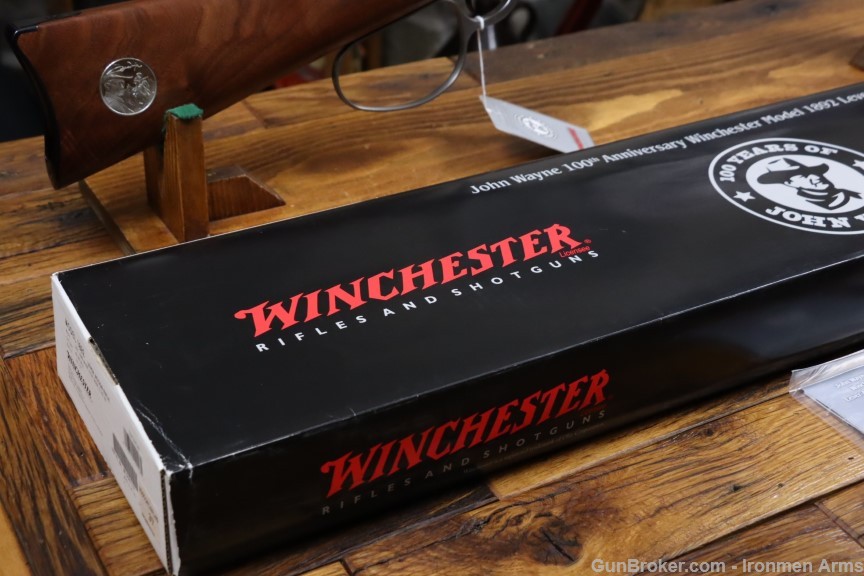 Winchester John Wayne 1892 High Grade Carbine in Box Mint 44-40 WCF -img-5