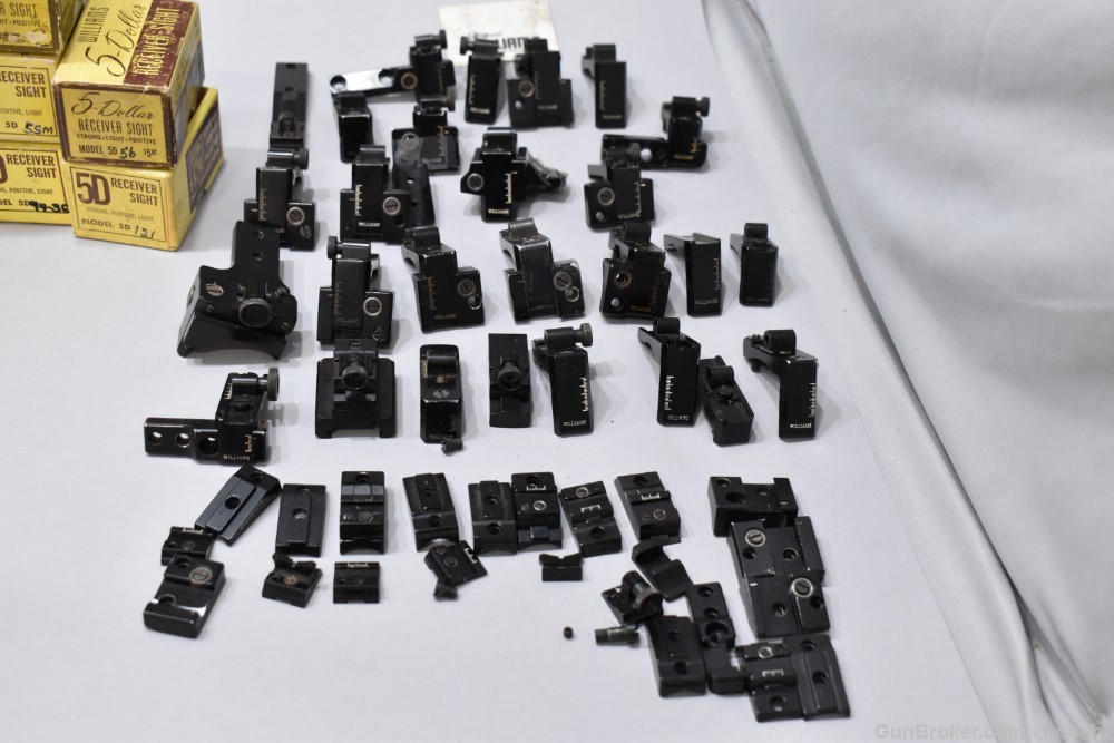 Enormous Lot Williams Receiver 5D 5 Dollar Foolproof Sights & Accessories-img-43