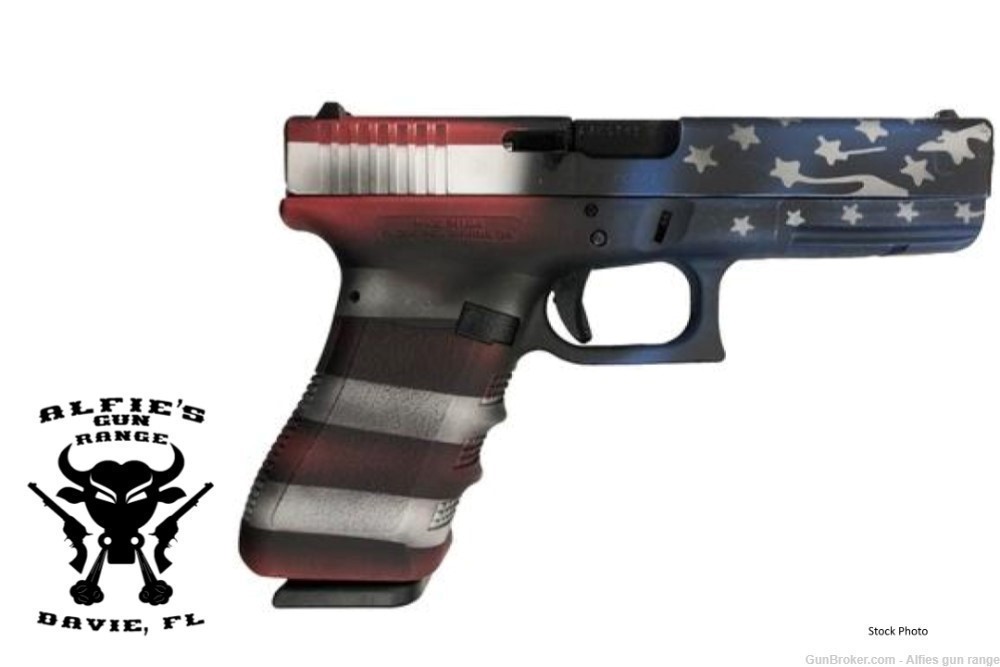 Glock 17 Gen 3 Rwb Battle Worn Flag 9mm UI1750204-RWBBWFLAG-img-0