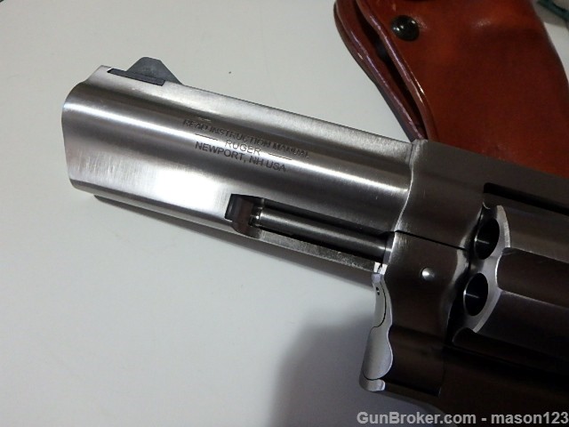 RUGER GP-100 IN 357 MAGNUM STAILNLESS 4-1/4 INCH GALICO HOLSTER-img-10