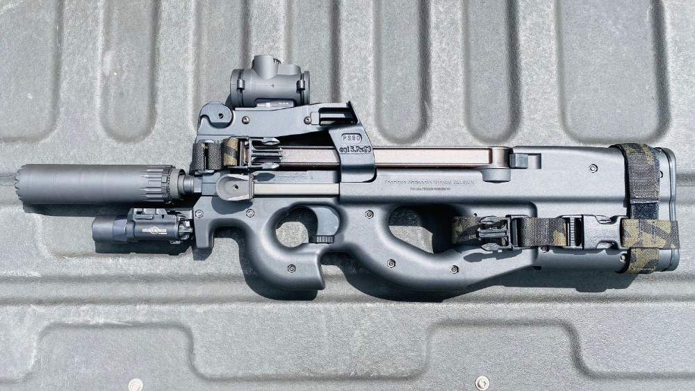 FN PS90 light/laser rail mount under barrel, P90, PS-90 (ver 4)-img-4