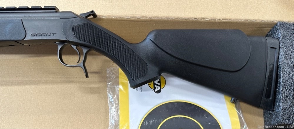 CVA Scout Compact .243win 20"BBL Black Synthetic stock-img-1
