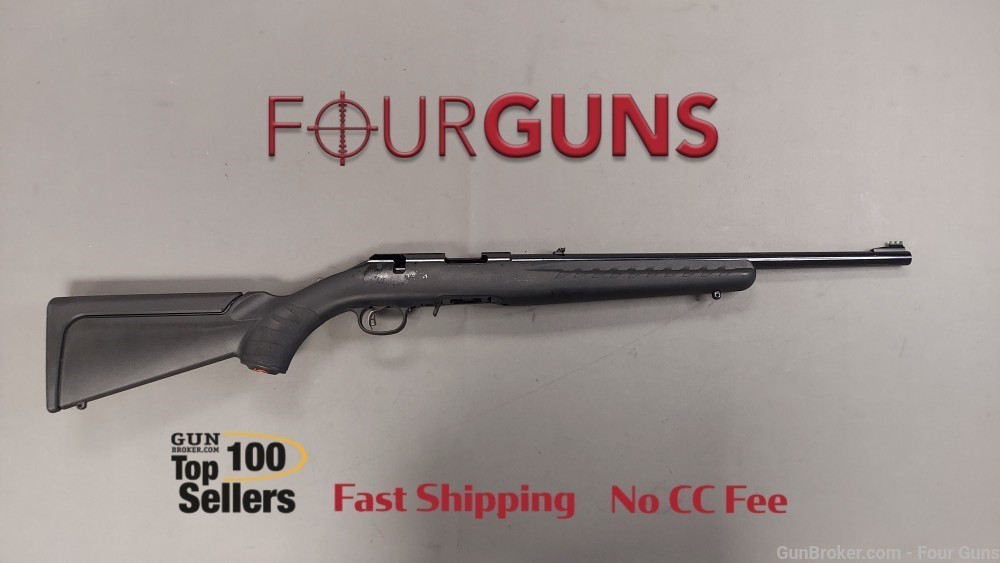 Ruger American 22 WMR Compact Bolt Action 18" Barrel 9 Round 08323-img-0