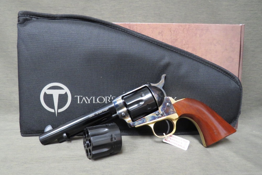Taylor's Uberti 1873 Cattleman Ranch Hand 9mm / .357 Revolver 551015 5.5"-img-0