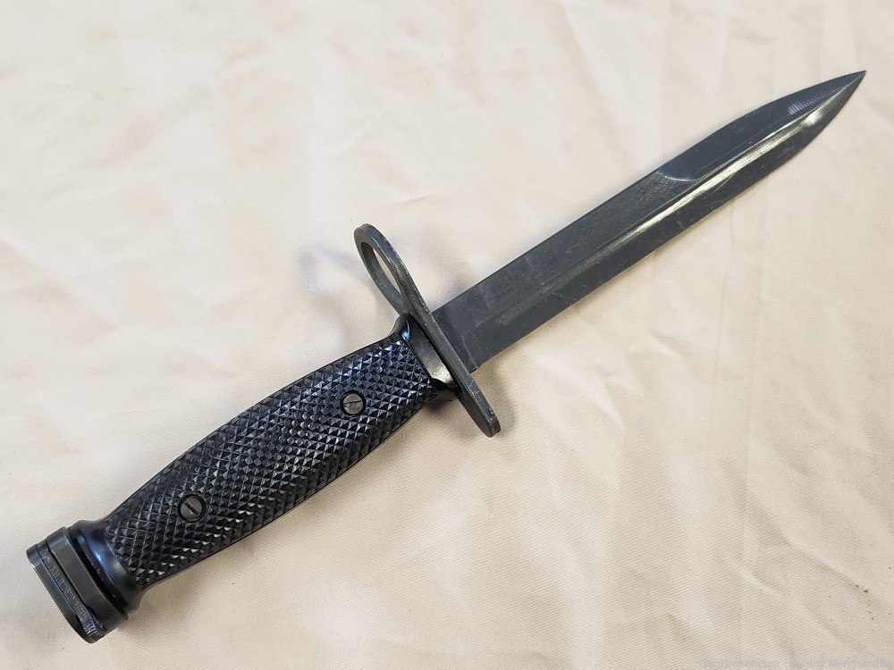 IMPERIAL M7 BAYONET WITH M8 MILITARY SCABBARD FOR M-16 VIETNAM ERA-img-5