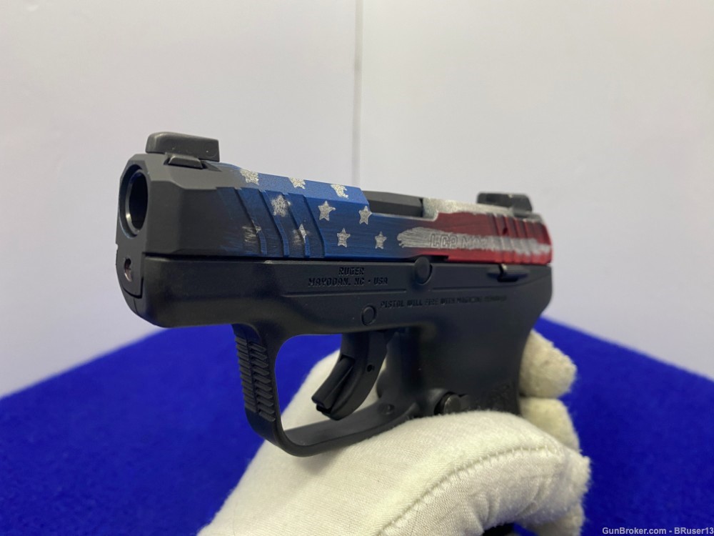 2023 Ruger LCP Max .380 2.80" *HEAD TURNING AMERICAN FLAG CERAKOTE FINISH*-img-29
