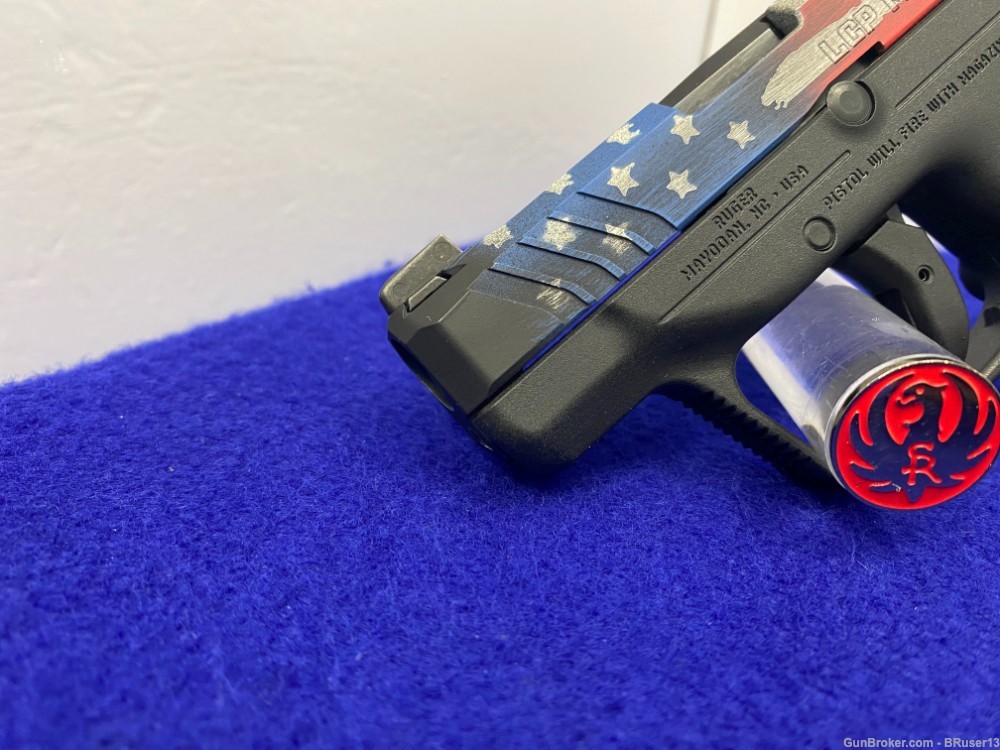2023 Ruger LCP Max .380 2.80" *HEAD TURNING AMERICAN FLAG CERAKOTE FINISH*-img-11