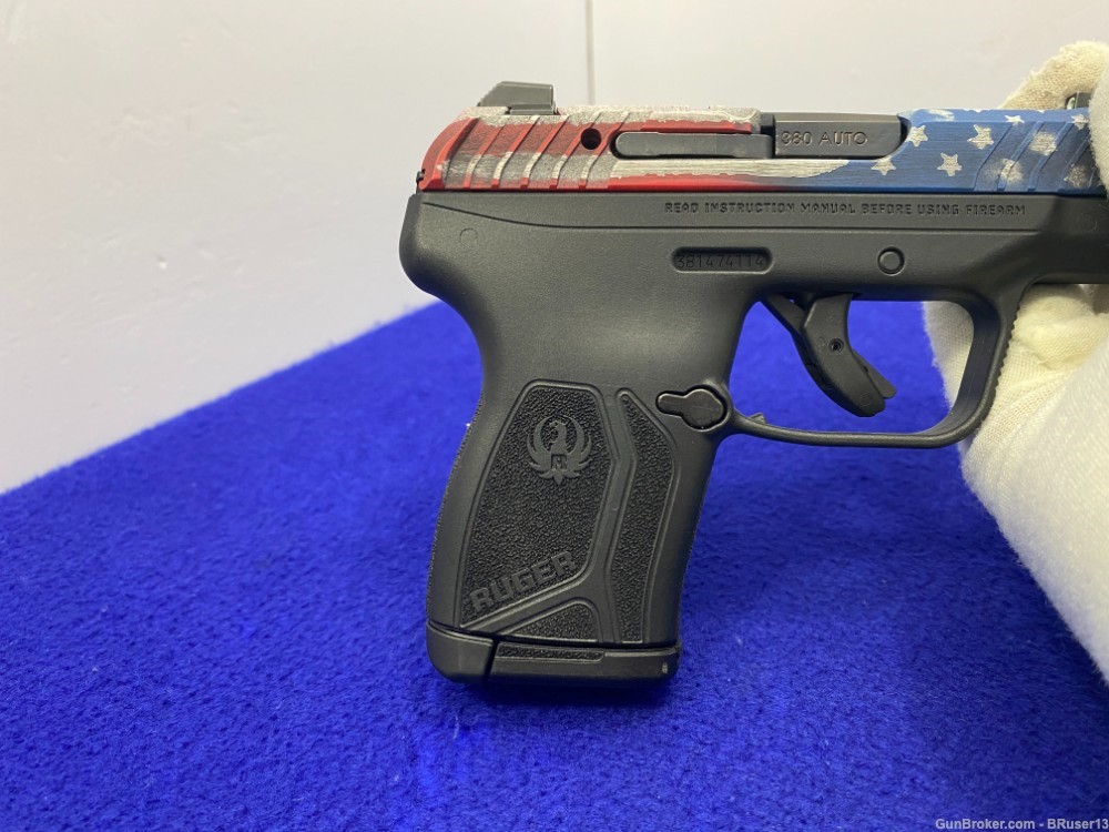 2023 Ruger LCP Max .380 2.80" *HEAD TURNING AMERICAN FLAG CERAKOTE FINISH*-img-36